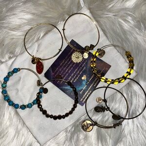 7 Alex and Ani Bracelets